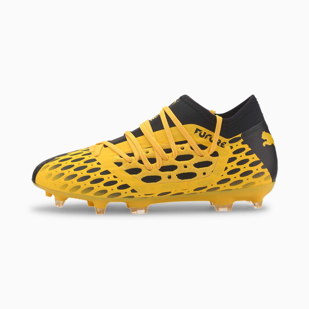 Puma FUTURE 5.3 NETFIT FG/AG Lány Focicipő - Sárga/Fekete ( Hungary - CBMIV2798 )